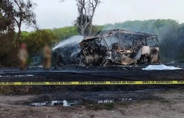 Hiện trường vụ tai nạn. Nguồn: Mexico.detailzero.com