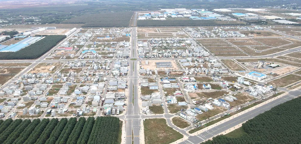 Toàn cảnh Khu tái định cư Lộc An - Bình Sơn nhìn từ trên cao