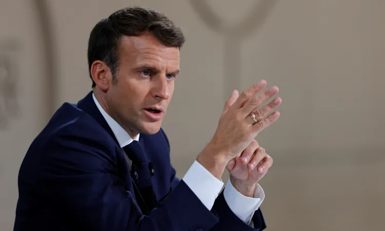 Tổng thống Pháp Emmanuel Macron. Ảnh: REUTERS 