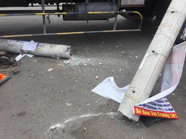 Hiện trường vụ tai nạn