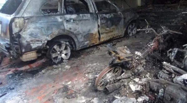 Hiện trường vụ cháy