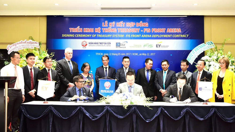 SCB hợp tác triển khai  dự án Treasury - Fis Front Arena