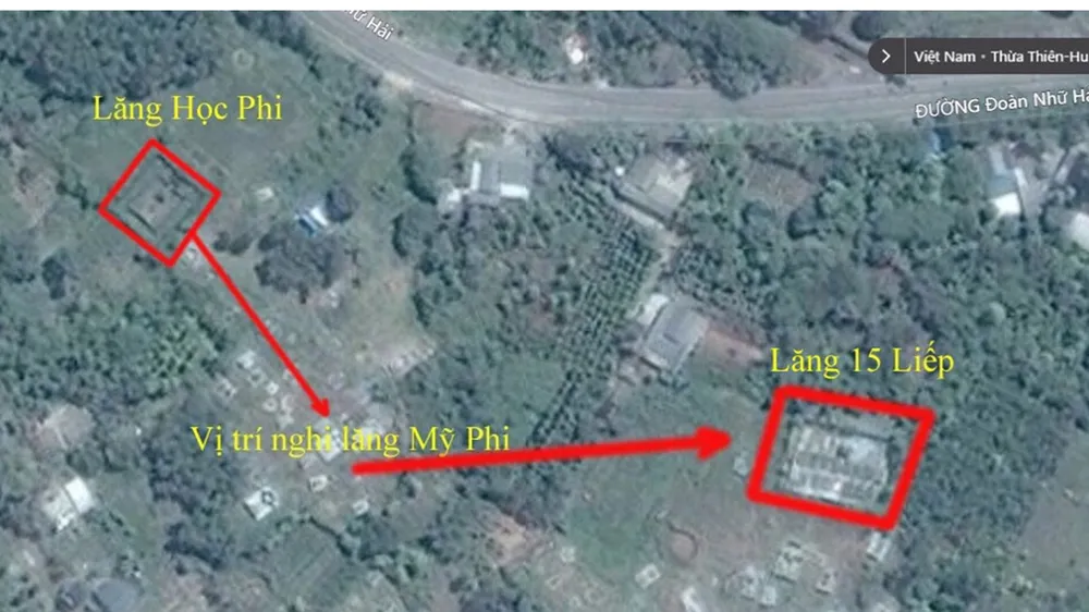 Dừng thi công bãi đỗ xe vì nghi san ủi lăng mộ vợ vua Tự Đức ảnh 1