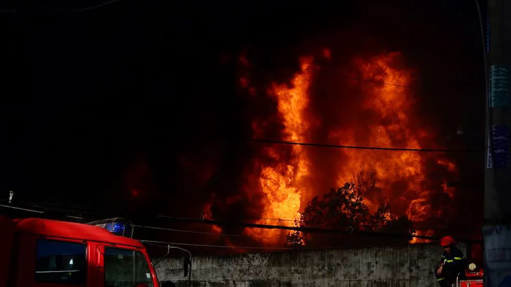 Hiện trường vụ cháy