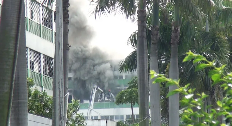 Cháy lớn tại công ty Pouyuen ở TPHCM ảnh 2