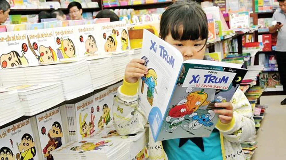 Các loại xuất bản phẩm dành cho trẻ em cần phải ghi rõ độ tuổi ở trang bìa