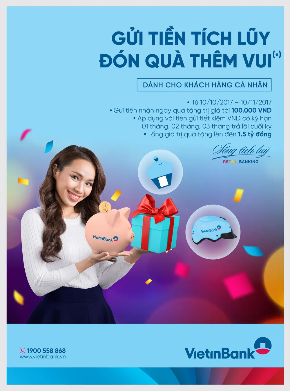 Nhận quà khi gửi tiền tiết kiệm tại VietinBank ảnh 1