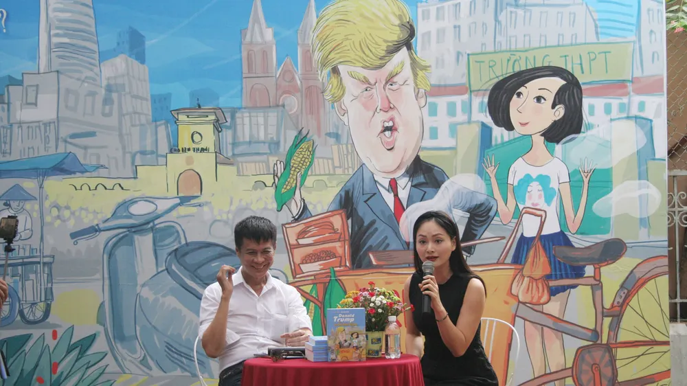 Đạo diễn Lê Hoàng đưa Tổng thống Donald Trump vào cuốn sách mới ảnh 1