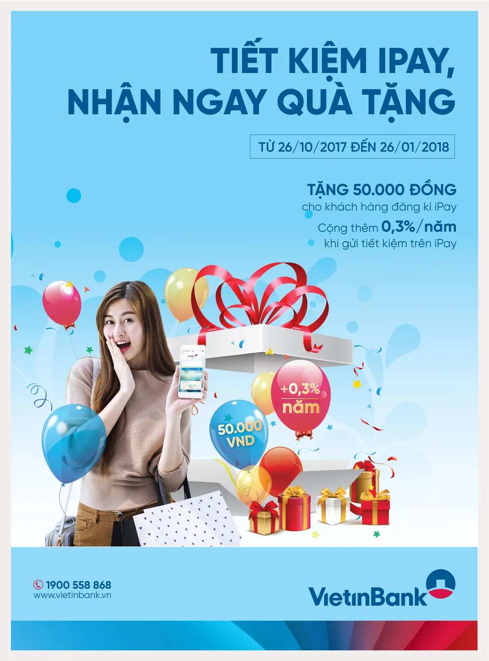 VietinBank cộng thêm lãi suất gửi tiết kiệm cho khách hàng mới ảnh 1