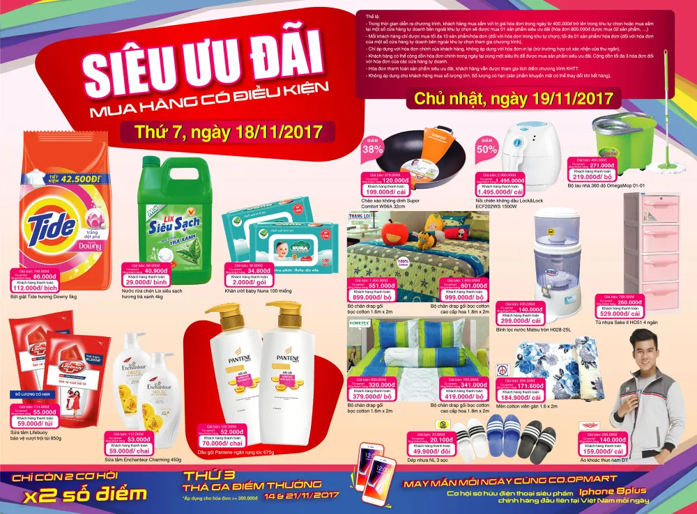 Cuối tuần đi siêu thị Co.opmart mua 400.000 đồng được giảm giá gần 1,5 triệu đồng ảnh 1