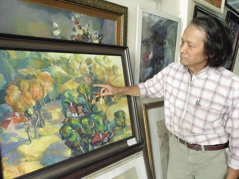 Người họa sĩ đam mê biệt thự cổ Đà Lạt ảnh 1