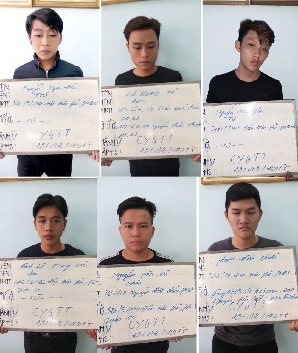 Bắt nhóm thanh niên xông vào trụ sở Công an TPHCM đánh con nợ ảnh 1