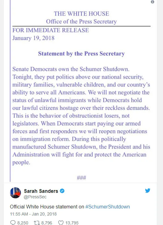 Chính phủ Mỹ ngừng hoạt động do hết ngân sách ảnh 2