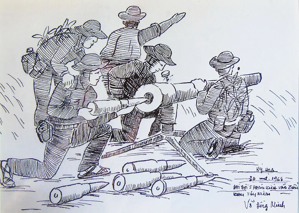 Xuân Mậu Thân 1968  trong tranh Võ Đồng Minh ảnh 2