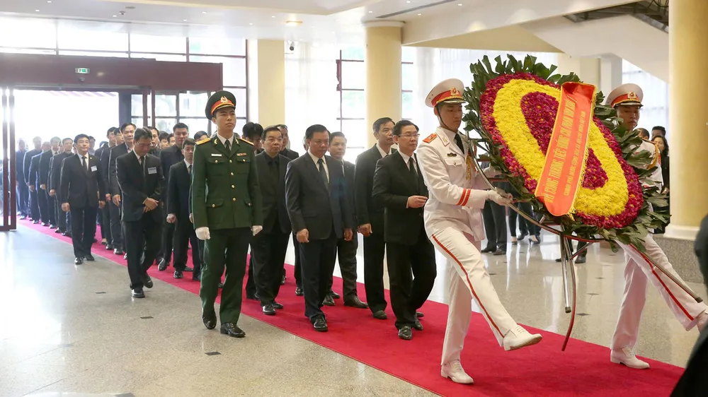 Lễ viếng nguyên Thủ tướng Phan Văn Khải tại Hà Nội ảnh 9