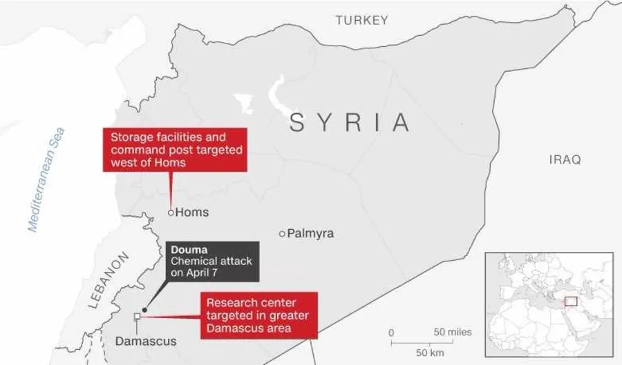 Nổ lớn tại Syria sau khi Tổng thống Mỹ ra lệnh tấn công ảnh 3