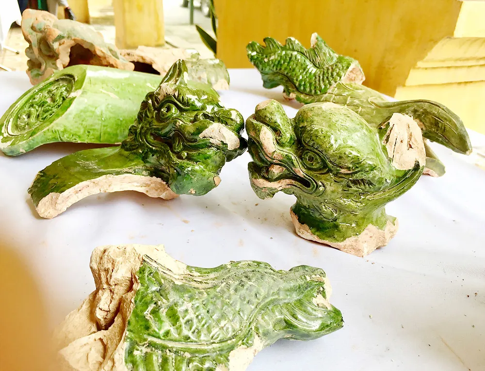 Phát hiện thêm nhiều di vật tại Hoàng thành Thăng Long ảnh 1