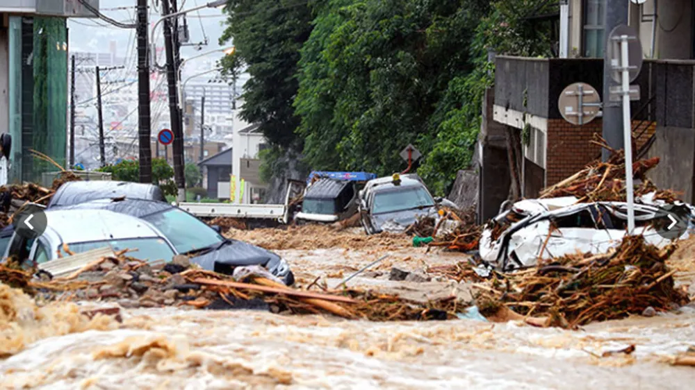 Hơn 100 người chết và mất tích trong đợt mưa lớn kỷ lục tại Nhật ảnh 15