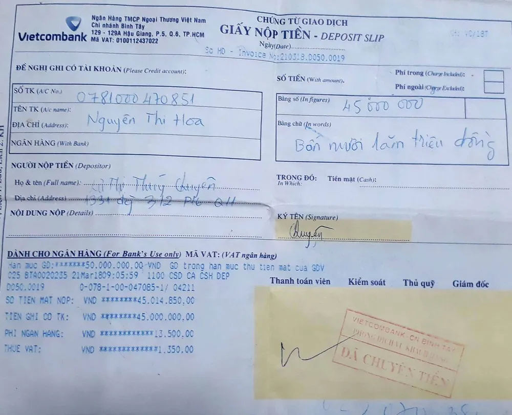 Rắc rối từ một vụ bị lừa chuyển tiền ảnh 1