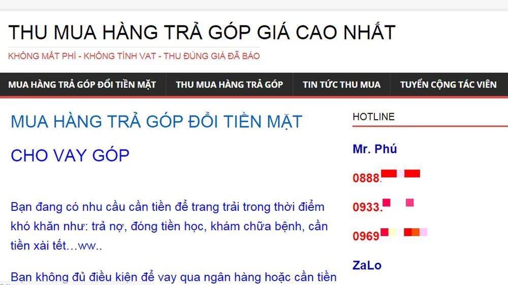 Vay dễ, trả khó ảnh 1