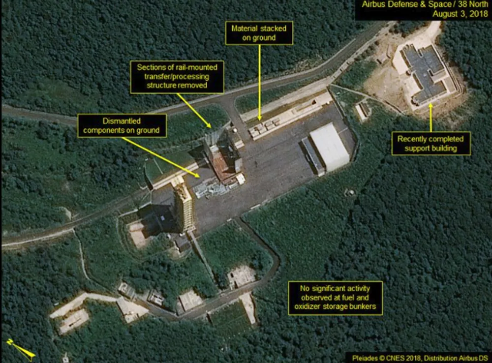 38 North: Triều Tiên “dường như” đã dừng tháo dỡ bãi thử nghiệm động cơ tên lửa Sohae ảnh 5
