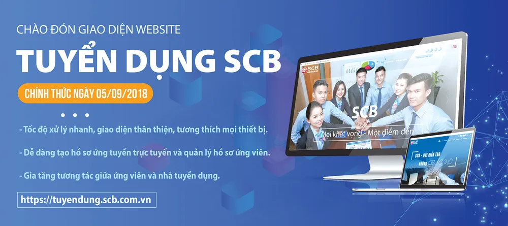 SCB ra mắt website tuyển dụng mới gia tăng tương tác với các ứng viên