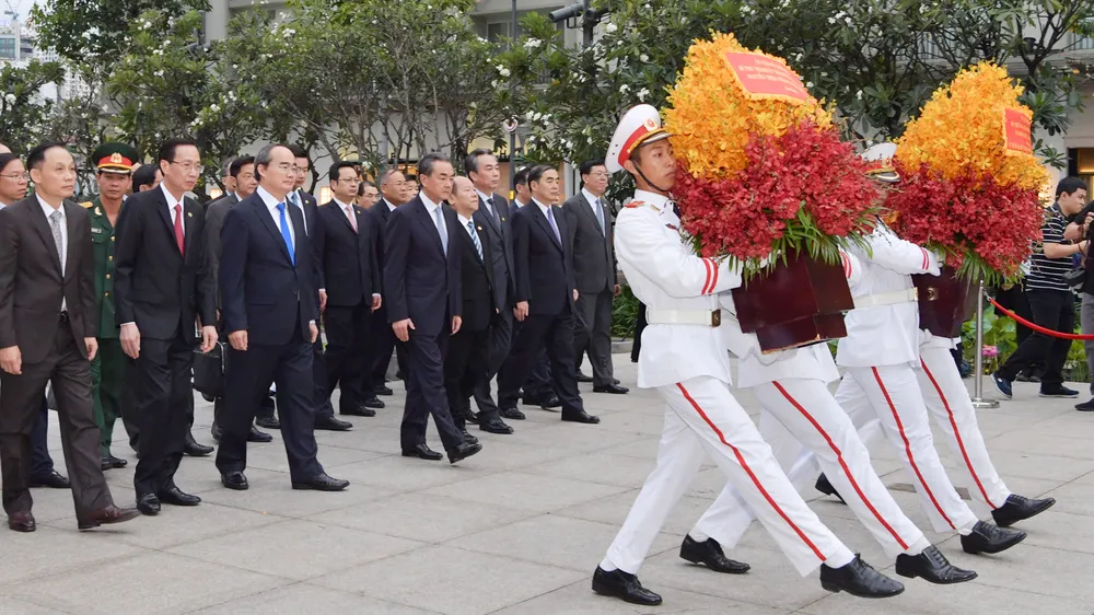 Lãnh đạo TPHCM tiếp Bộ trưởng Bộ Ngoại giao Trung Quốc ảnh 3