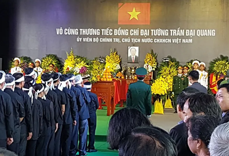 Lễ an táng Chủ tịch nước Trần Đại Quang tại quê nhà  ảnh 16