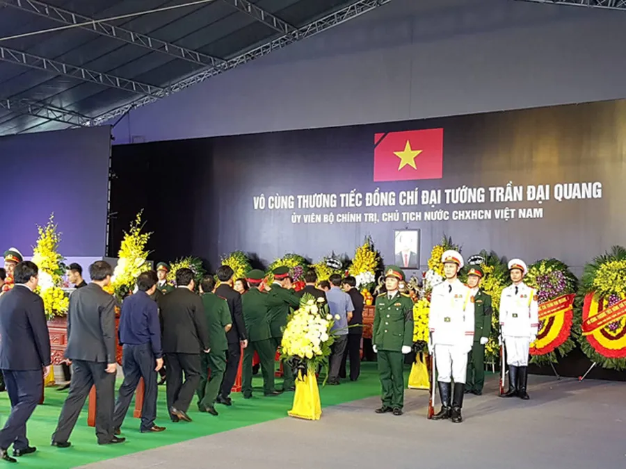 Lễ an táng Chủ tịch nước Trần Đại Quang tại quê nhà  ảnh 17