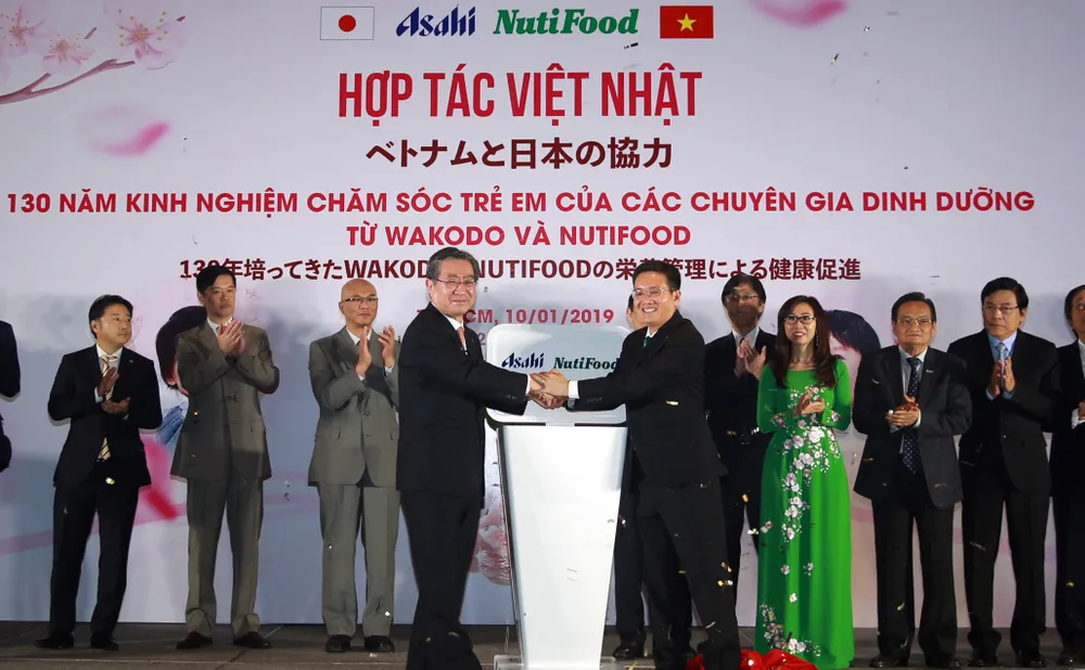 Công bố liên doanh giữa NutiFood với Tập đoàn Asahi của Nhật Bản  ảnh 1