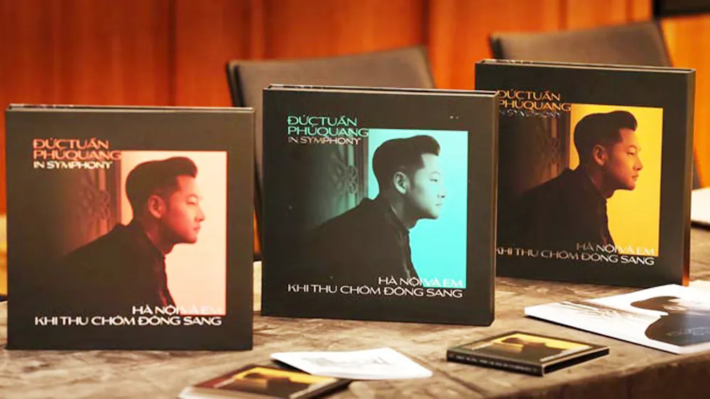 Album Đức Tuấn - Phú Quang in Symphony  được chuẩn bị kỹ càng, có chất lượng