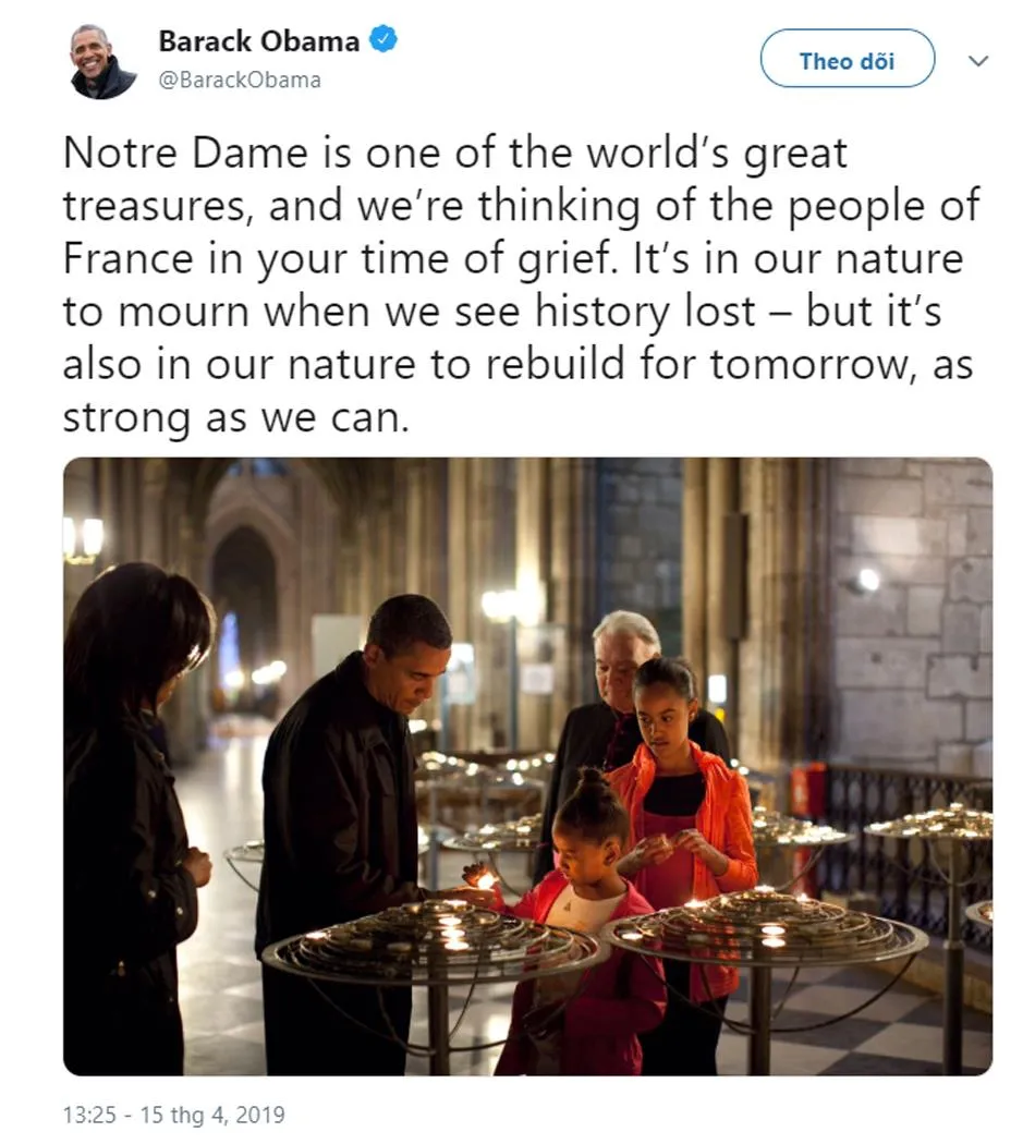Vụ cháy Nhà thờ Đức Bà Paris: Thế giới chung tay phục dựng cùng nước Pháp ảnh 1
