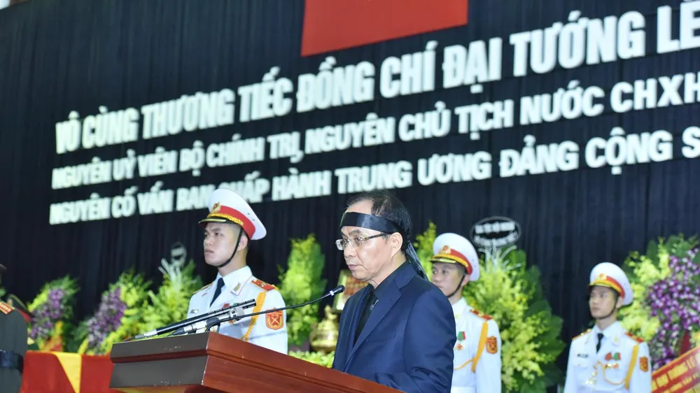 Lễ truy điệu nguyên Chủ tịch nước Lê Đức Anh ảnh 32