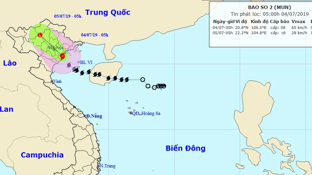 Bão số 2 giật cấp 11 đã đổ bộ vào các tỉnh từ Hải Phòng đến Nam Định ảnh 1