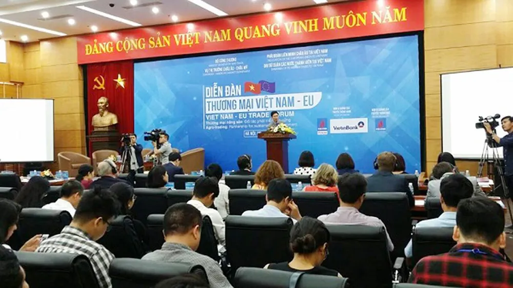 Quang cảnh diễn đàn thương mại Việt Nam – EU