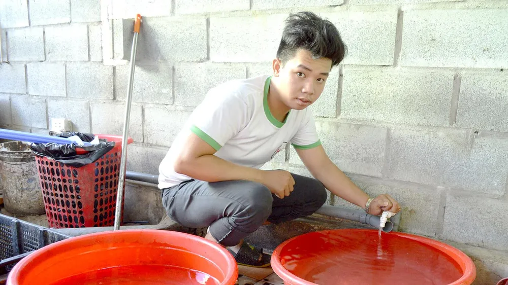 Người dân Làng Chài hiện vẫn phải sử dụng nước ngầm