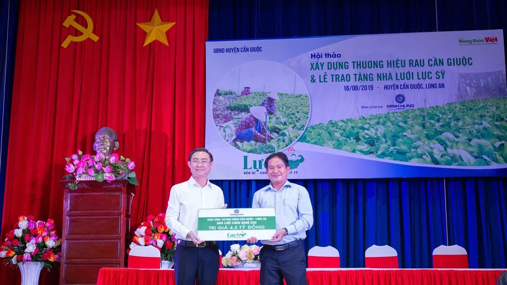 Cần Giuộc hướng đến xây dựng thương hiệu rau an toàn ảnh 1