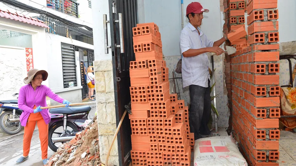 "Ngày hội nhân dân hiến đất mở rộng hẻm" trên địa bàn quận 3 ảnh 5