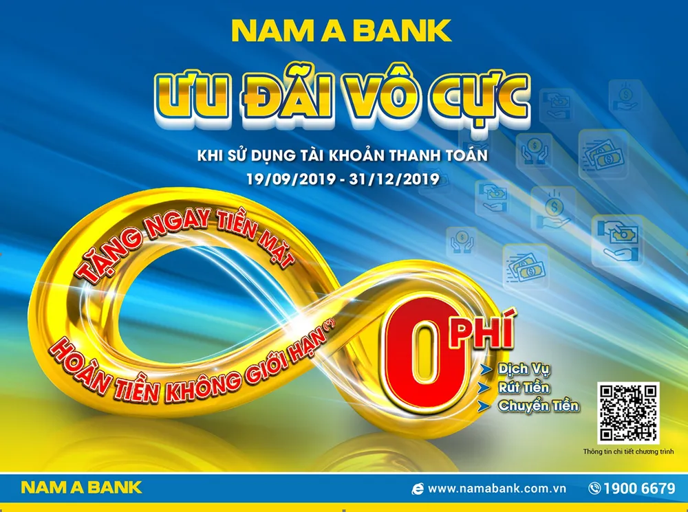 Mở tài khoản thanh toán tại Nam A Bank được miễn hàng loạt phí giao dịch ảnh 1