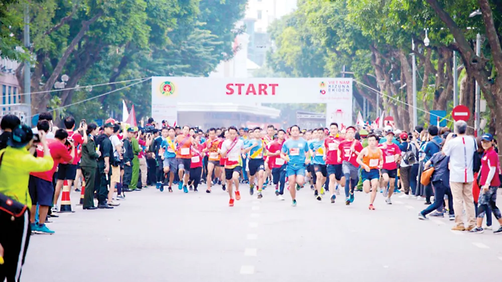 Epson đồng hành cùng giải chạy tiếp sức Kizuna Ekiden 2019
