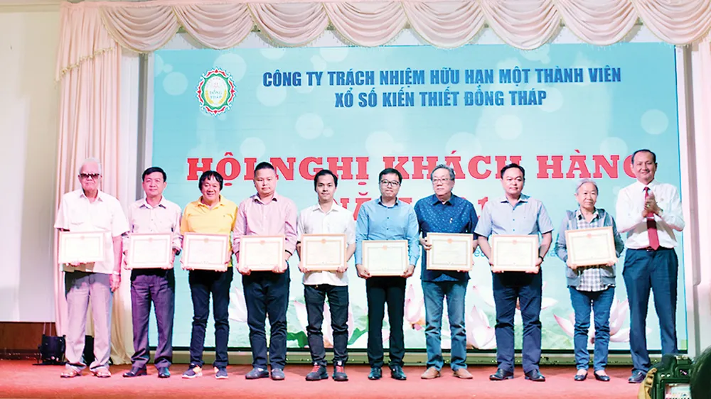 Hội nghị khách hàng xổ số kiến thiết Đồng Tháp năm 2019 ảnh 1
