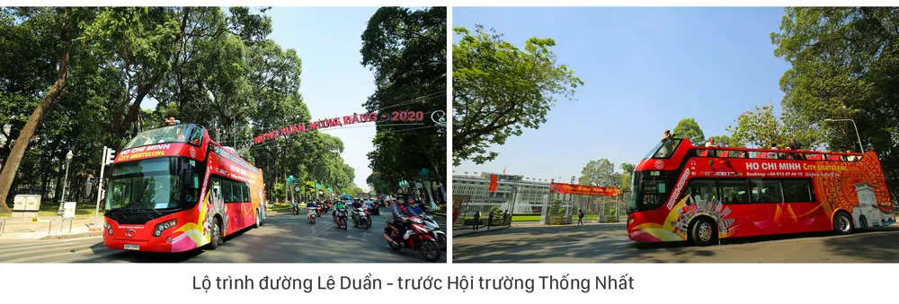 Trải nghiệm “buýt mui trần” tại TPHCM ảnh 9