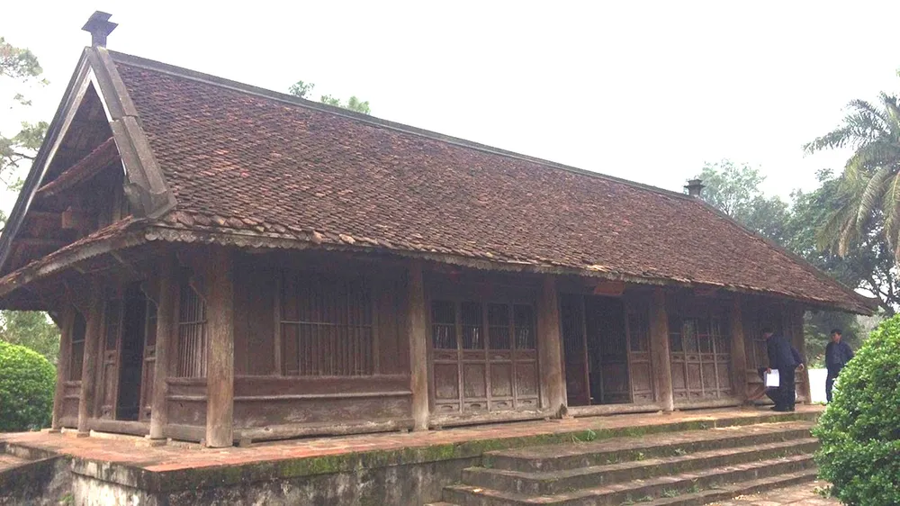 Đình Chợ Trổ lúc chưa tháo dỡ