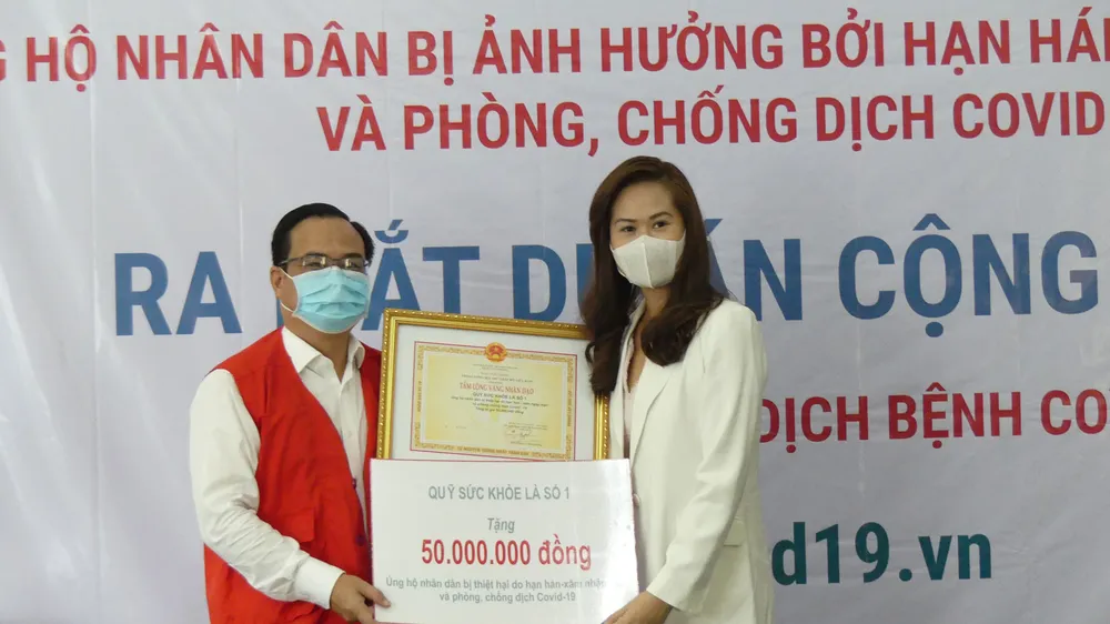 Phát động ủng hộ nhân dân bị ảnh hưởng bởi hạn mặn và phòng, chống dịch Covid-19 ảnh 4
