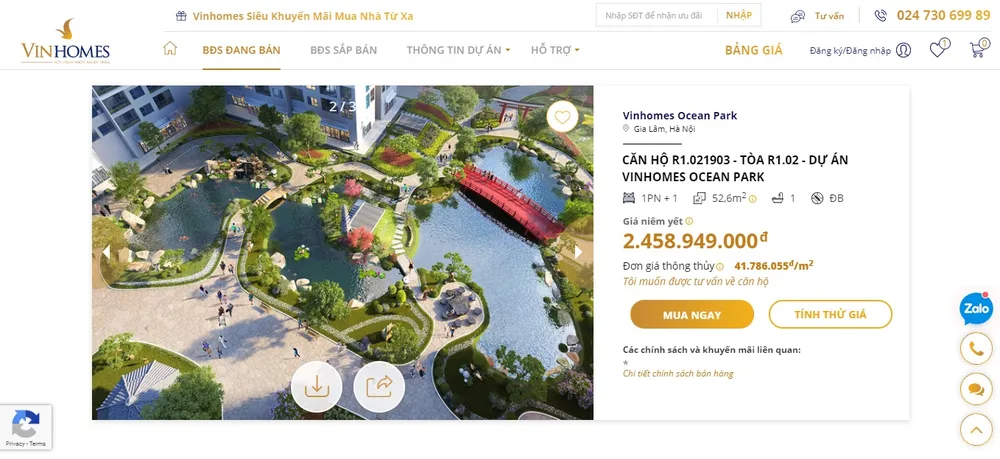 Vinhomes ra mắt sàn giao dịch bất động sản trực tuyến ảnh 4