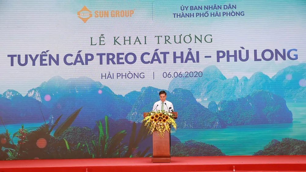 Sun Group khai trương tuyến cáp treo 3 dây hiện đại tại Cát Bà ảnh 6