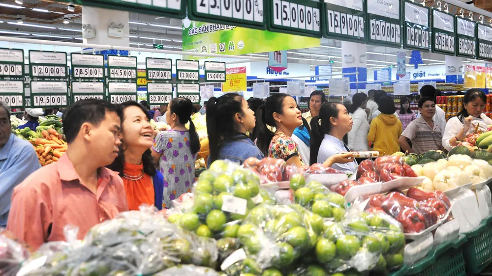 Nông sản nội bán tại siêu thị