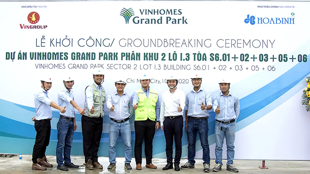 Hòa Bình khởi công Vinhomes Grand Park khu Origami - Phân khu 2