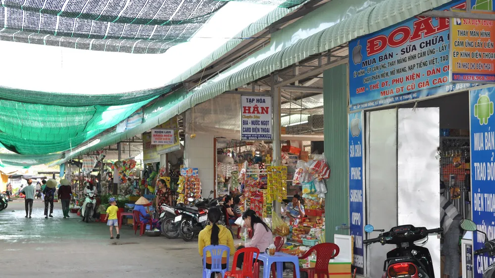 Hạ tầng bán lẻ khu vực nông thôn Hậu Giang  được cải thiện khang trang