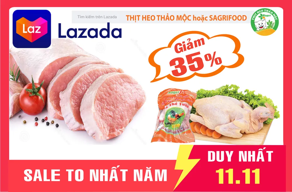 Sagrifood đồng hành cùng Lazada trong lễ hội mua sắm 11-11 ảnh 2
